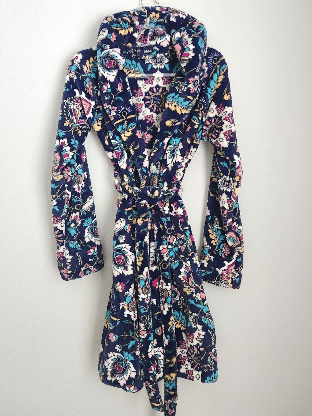 VERA BRADLEY X HARRY POTTER Whimsical Plush Hooded Bath Robe S